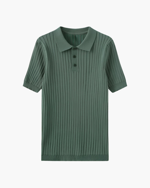 GIMCHEON Knitted Polo Shirt